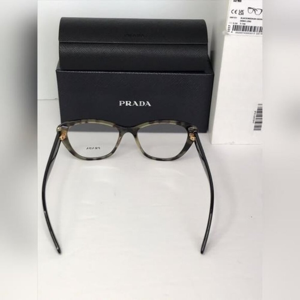 Authentic New PRADAPR 04WV black and medium havana - Picture 8 of 13